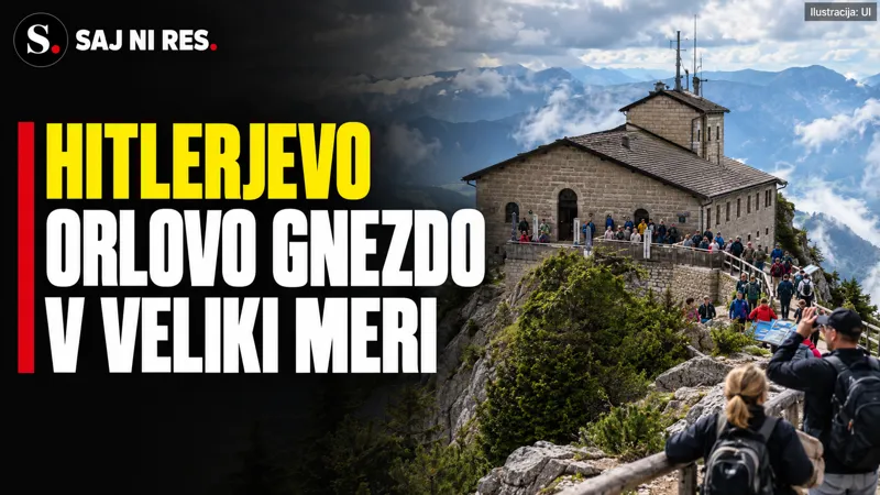 Hitlerjevo Orlovo gnezdo v veliki meri uničeno: 200 gasilcev, pridržan motorist