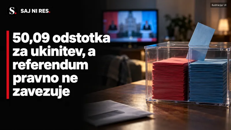 RTV-prispevek: 50,09 odstotka za ukinitev, a pravno ne zavezuje nikogar