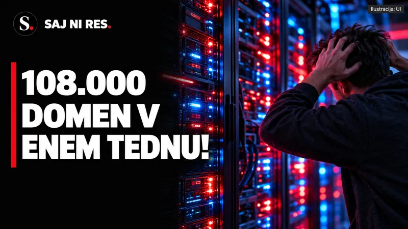 Novi rekord: 21.756 domen .si v enem dnevu
