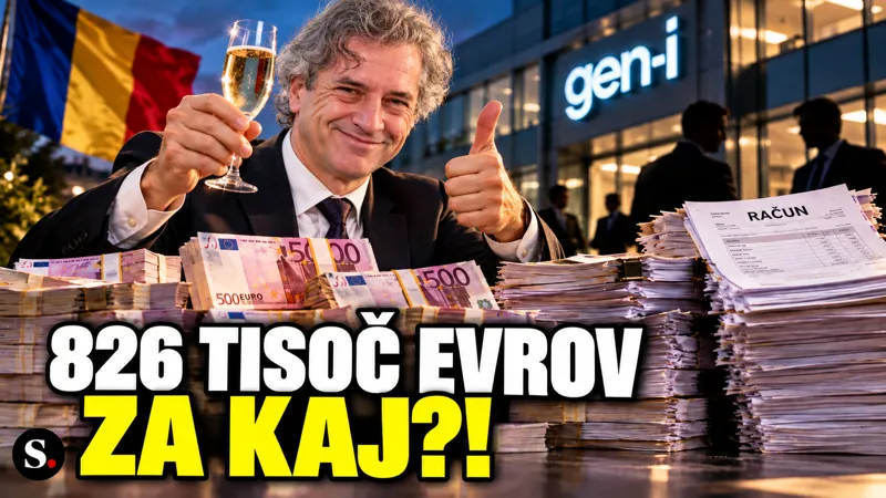 826.809 evrov za romunske odvetnike. Golobov Gen-I ne pove, za kaj.